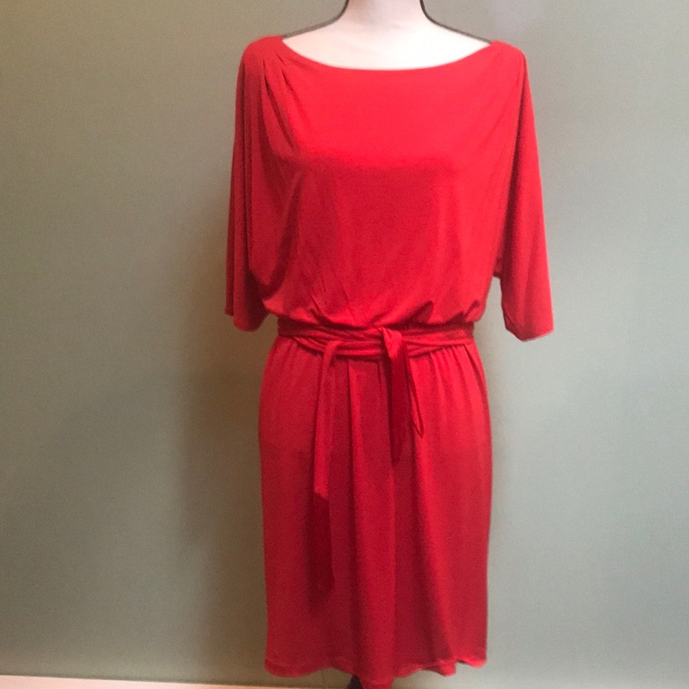Jessica Simpson Red Cold Shoulder Dress